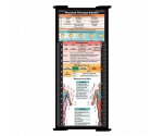 WhiteCoat Clipboard® Trifold - Black Physical Therapy Edition